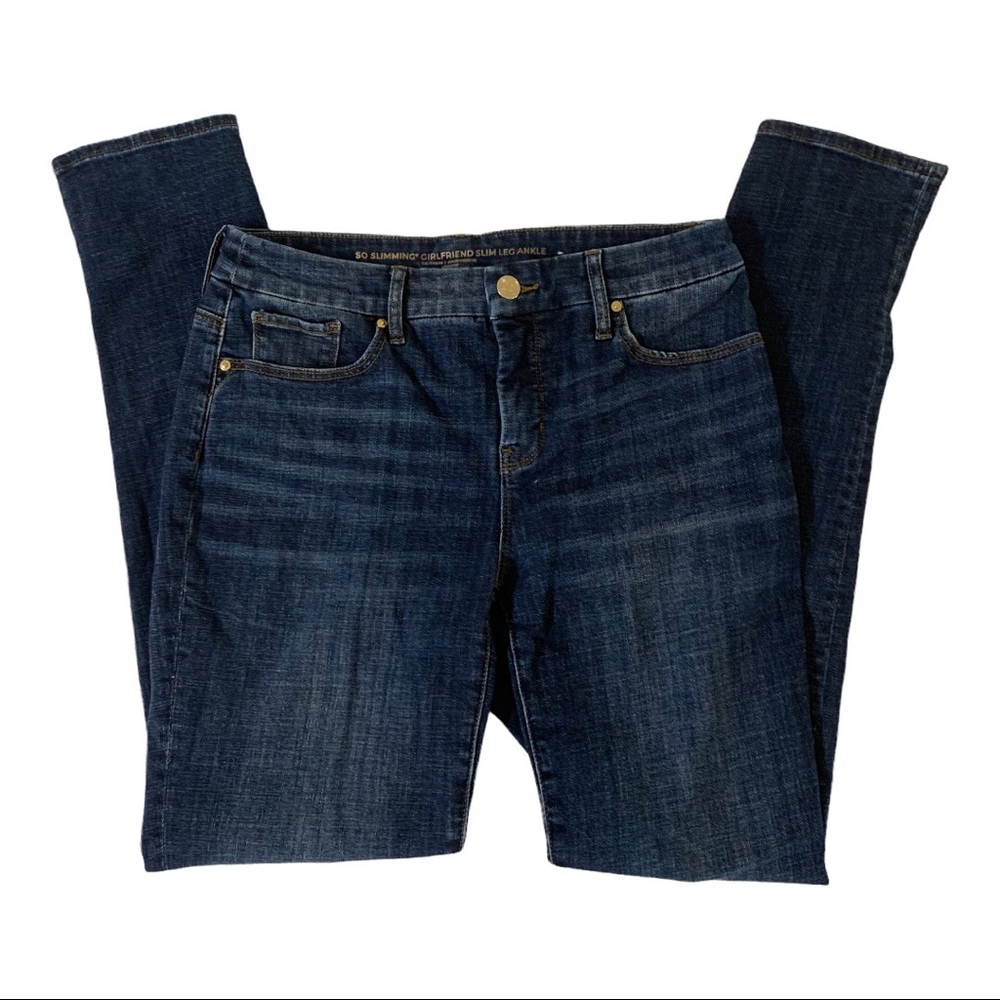 Chico’s So Slimming Girlfriend Skinny Jeans  Size 4 (Chico’s Size 0)